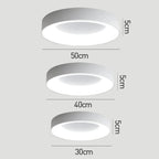 Round Ceiling Lamp with LED Light | Modern Design