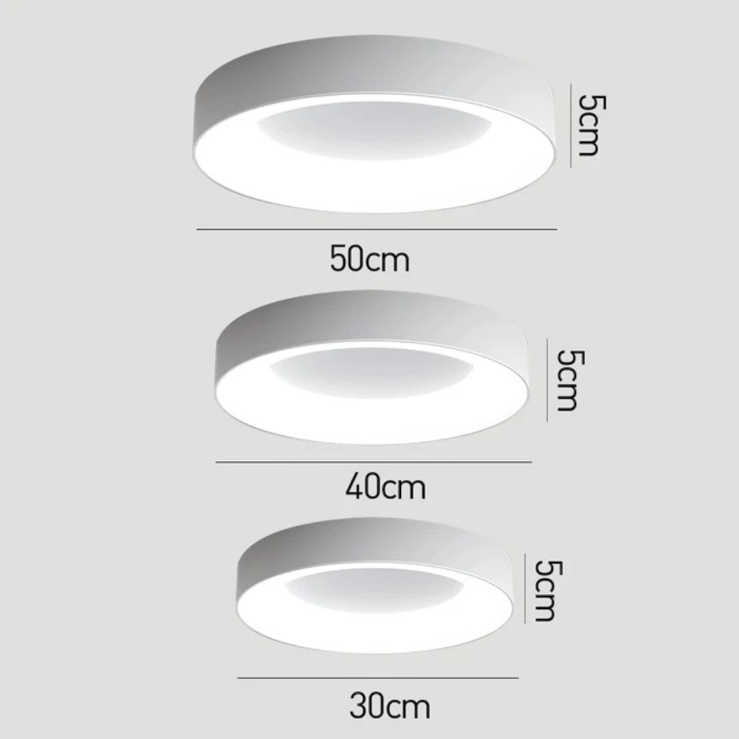 Round Ceiling Lamp with LED Light | Modern Design
