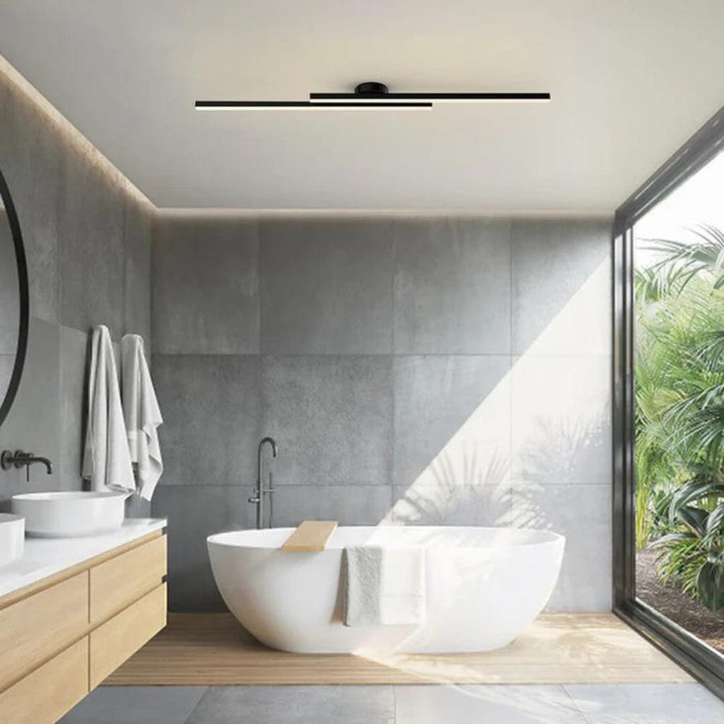 Lámpara de Techo Moderna de Aluminio con Iluminación LED | Diseño Elegante