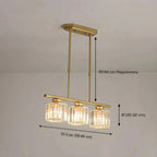 Lámpara Colgante de Diseño Escandinavo | Pantalla de Vidrio Alargada