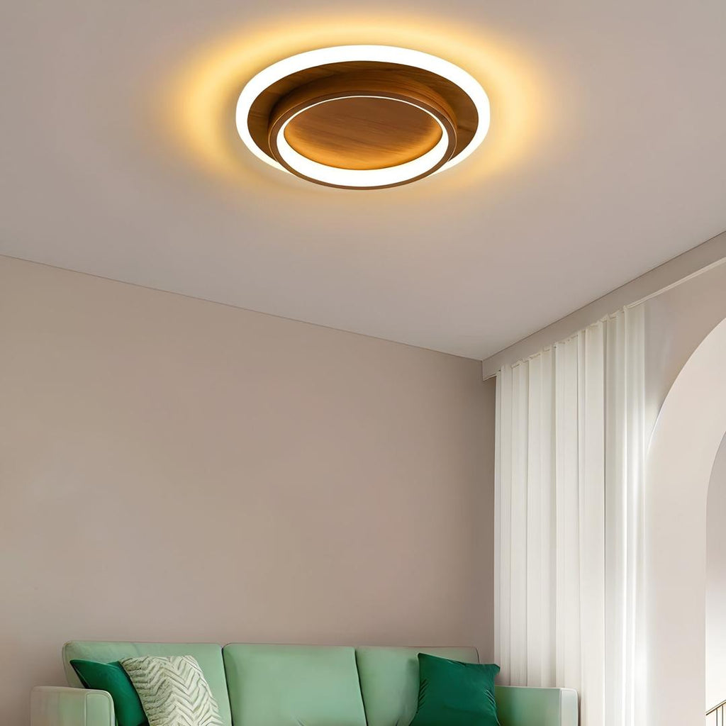 Lámpara de Techo LED Redonda Moderna de Aluminio | Para Pasillo