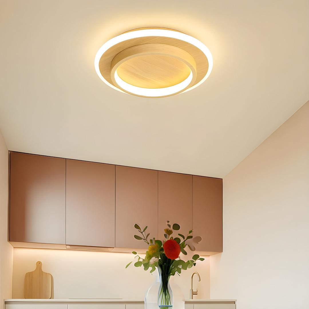 Lámpara de Techo LED Redonda Moderna de Aluminio | Para Pasillo