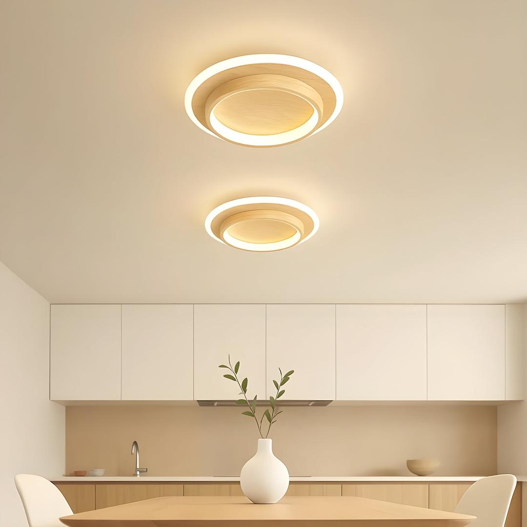 Lámpara de Techo LED Redonda Moderna de Aluminio | Para Pasillo