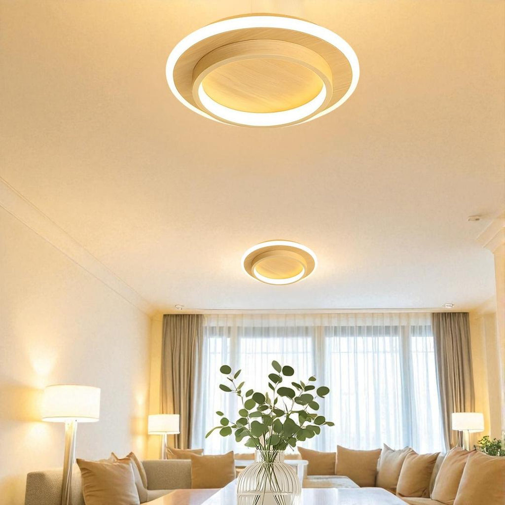 Lámpara de Techo LED Redonda Moderna de Aluminio | Para Pasillo