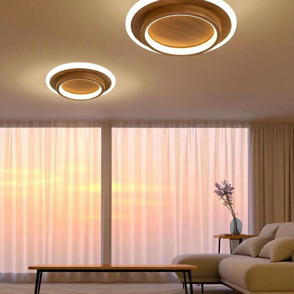 Lámpara de Techo LED Redonda Moderna de Aluminio | Para Pasillo