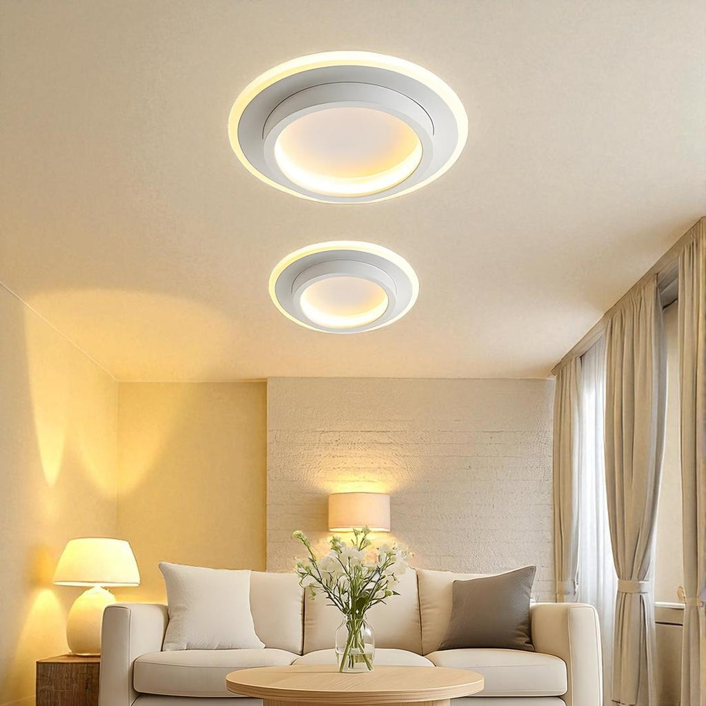 Lámpara de Techo LED Redonda Moderna de Aluminio | Para Pasillo