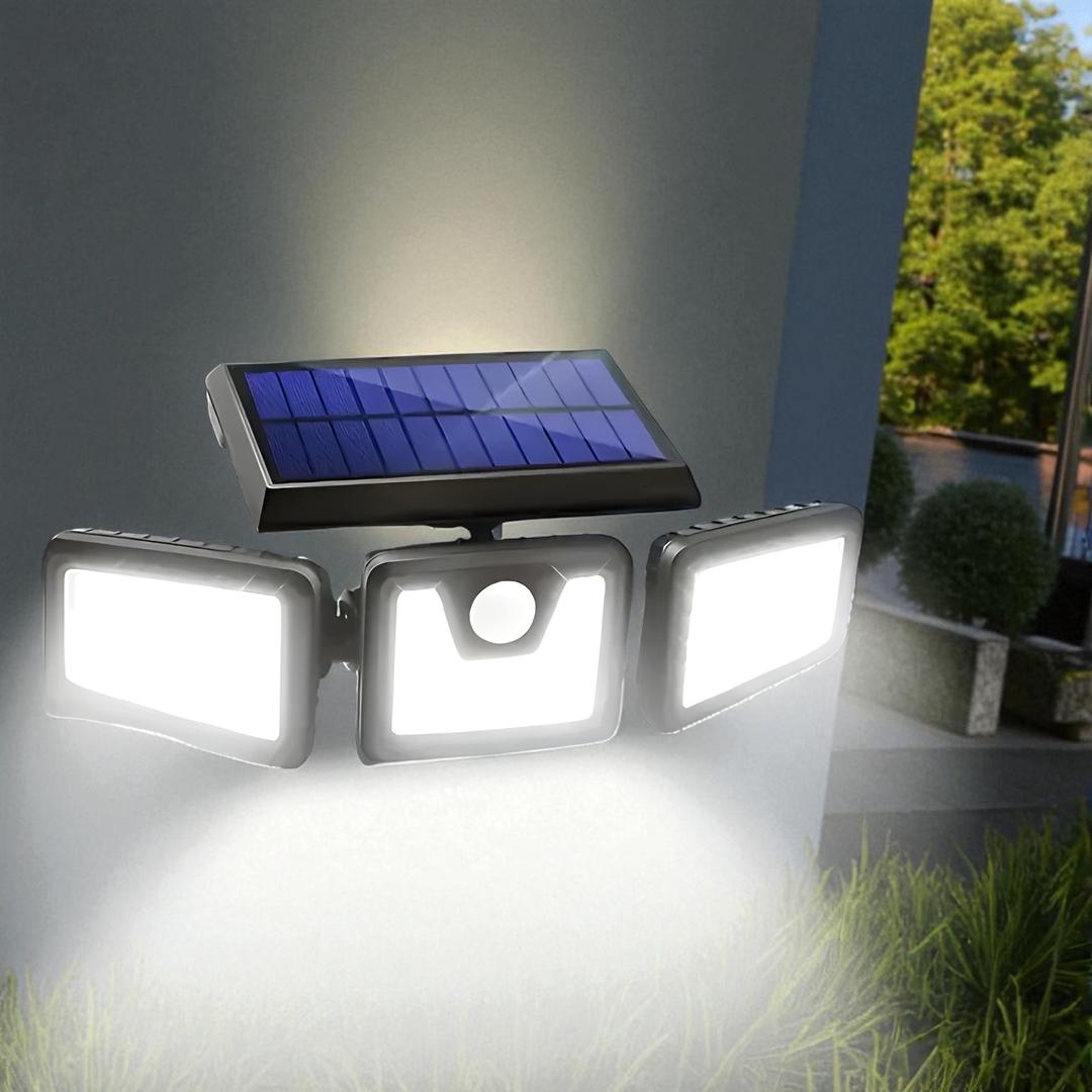 Lámpara Solar LED con Sensor de Movimiento | Exterior