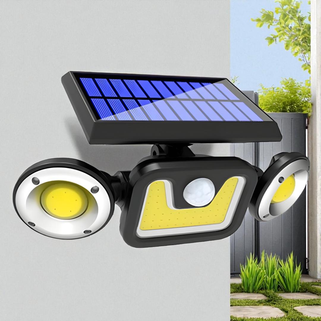 Lámpara Solar LED con Sensor de Movimiento | Exterior