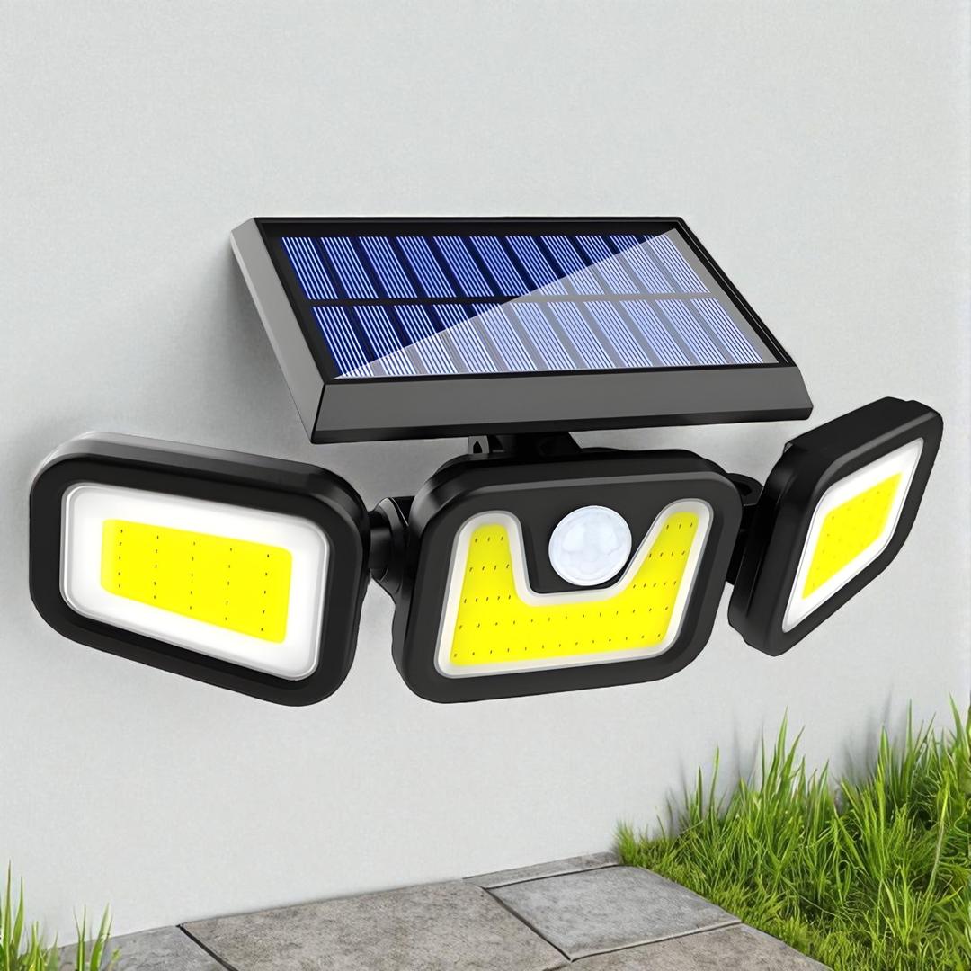 Lámpara Solar LED con Sensor de Movimiento | Exterior