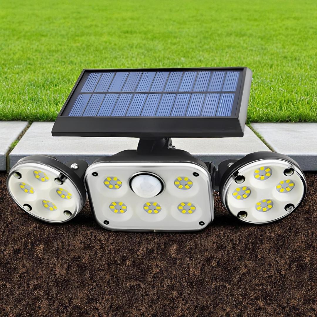 Lámpara Solar LED con Sensor de Movimiento | Exterior