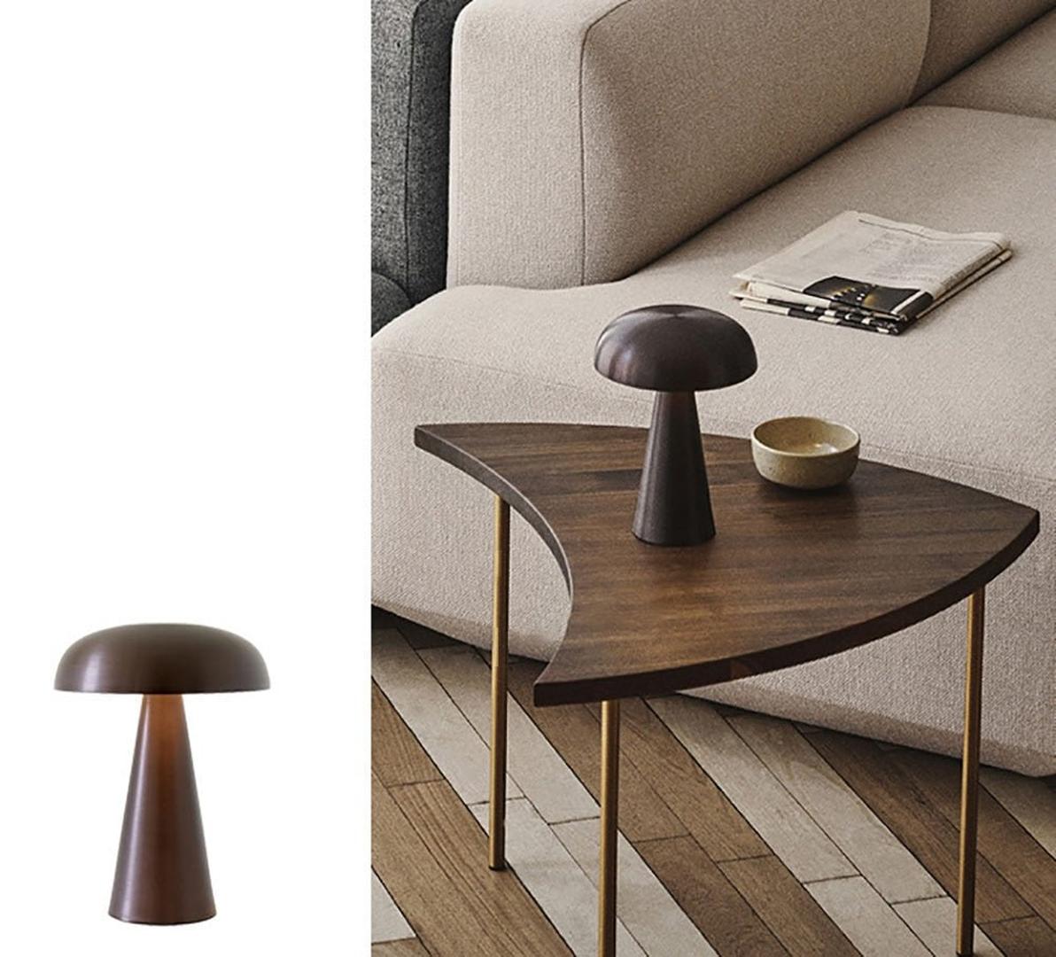 Lámpara de Mesa en Forma de Hongo | Diseño Mid-Century