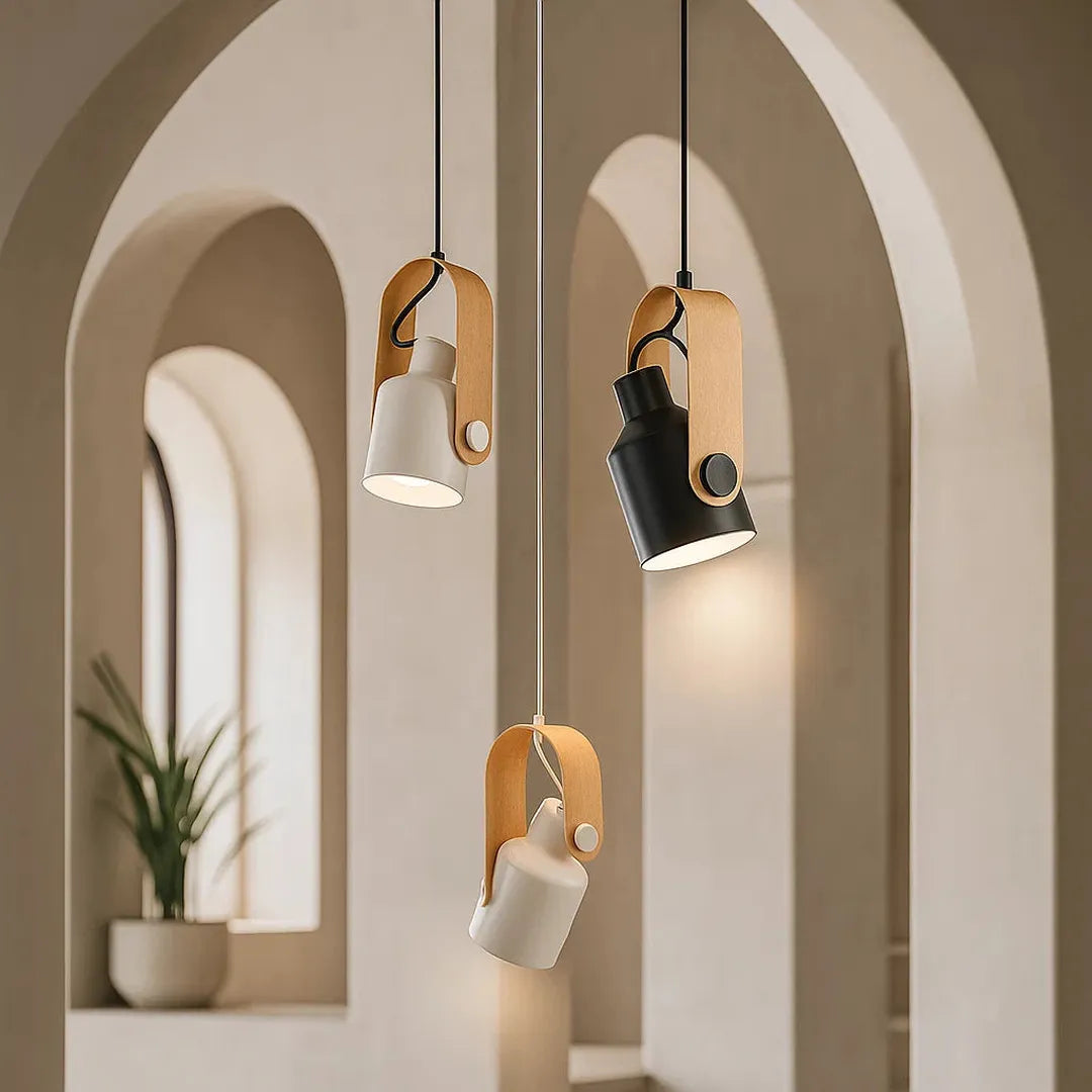 Lámpara Colgante LED Nórdica | Giratoria