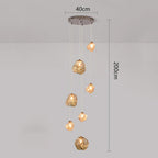 Araña Nórdica para Escaleras | Iluminación Moderna para Villas