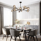 Lámpara de Araña Moderna Sputnik de 15 Luces