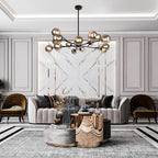 Lámpara de Araña Moderna Sputnik de 15 Luces