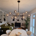 Lámpara de Araña Moderna Sputnik de 15 Luces