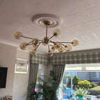 Lámpara de Araña Moderna Sputnik de 15 Luces