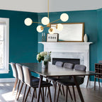 White Opaline Glass Globe Chandelier with 6/8/12 Lights Mid-Century Modern Style