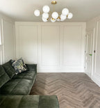 White Opaline Glass Globe Chandelier with 6/8/12 Lights Mid-Century Modern Style