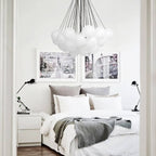 Modern Hanging Glass Bubble Chandelier