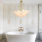 Modern Hanging Glass Bubble Chandelier