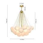 Modern Hanging Glass Bubble Chandelier