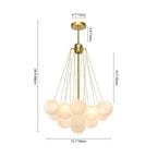 Modern Hanging Glass Bubble Chandelier