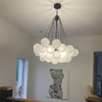 Modern Hanging Glass Bubble Chandelier