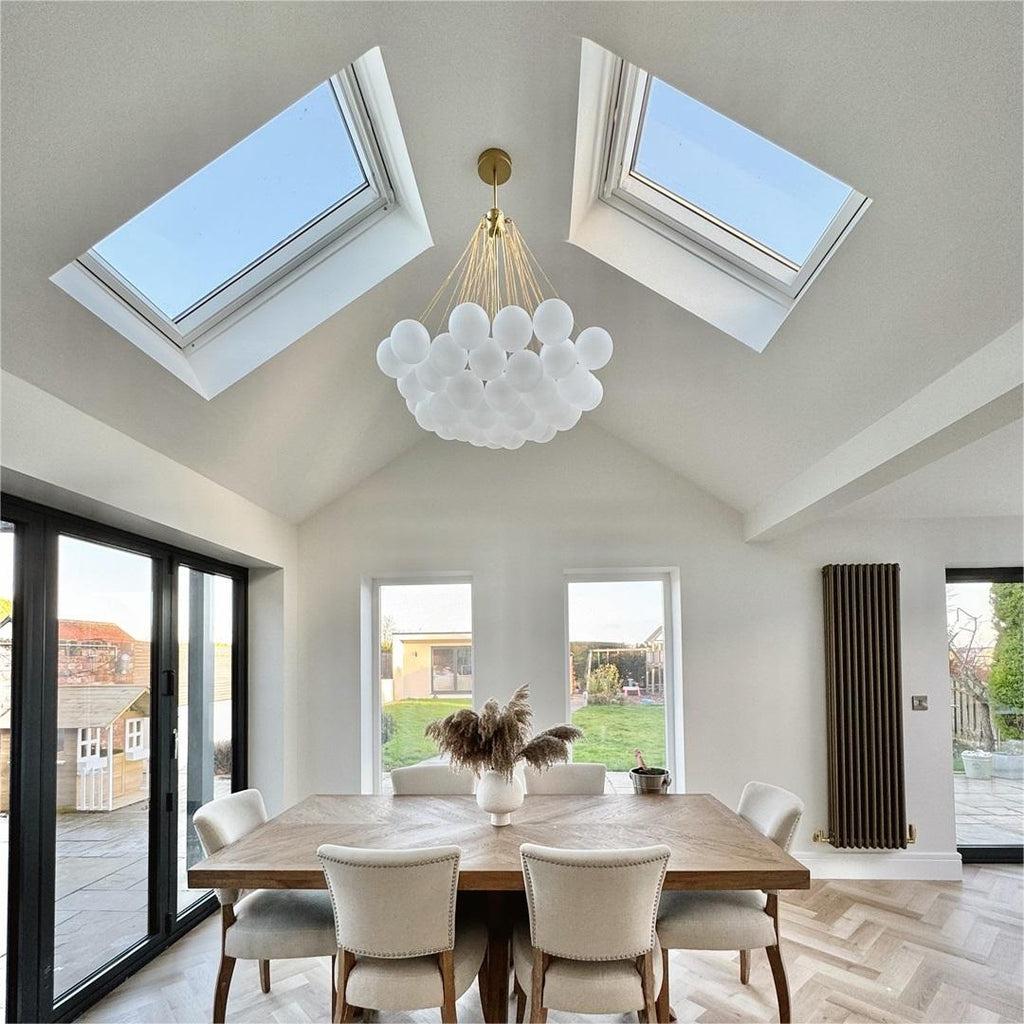 Modern Hanging Glass Bubble Chandelier