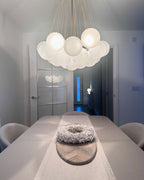 Modern Hanging Glass Bubble Chandelier