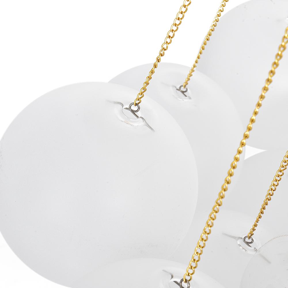 Modern Hanging Glass Bubble Chandelier