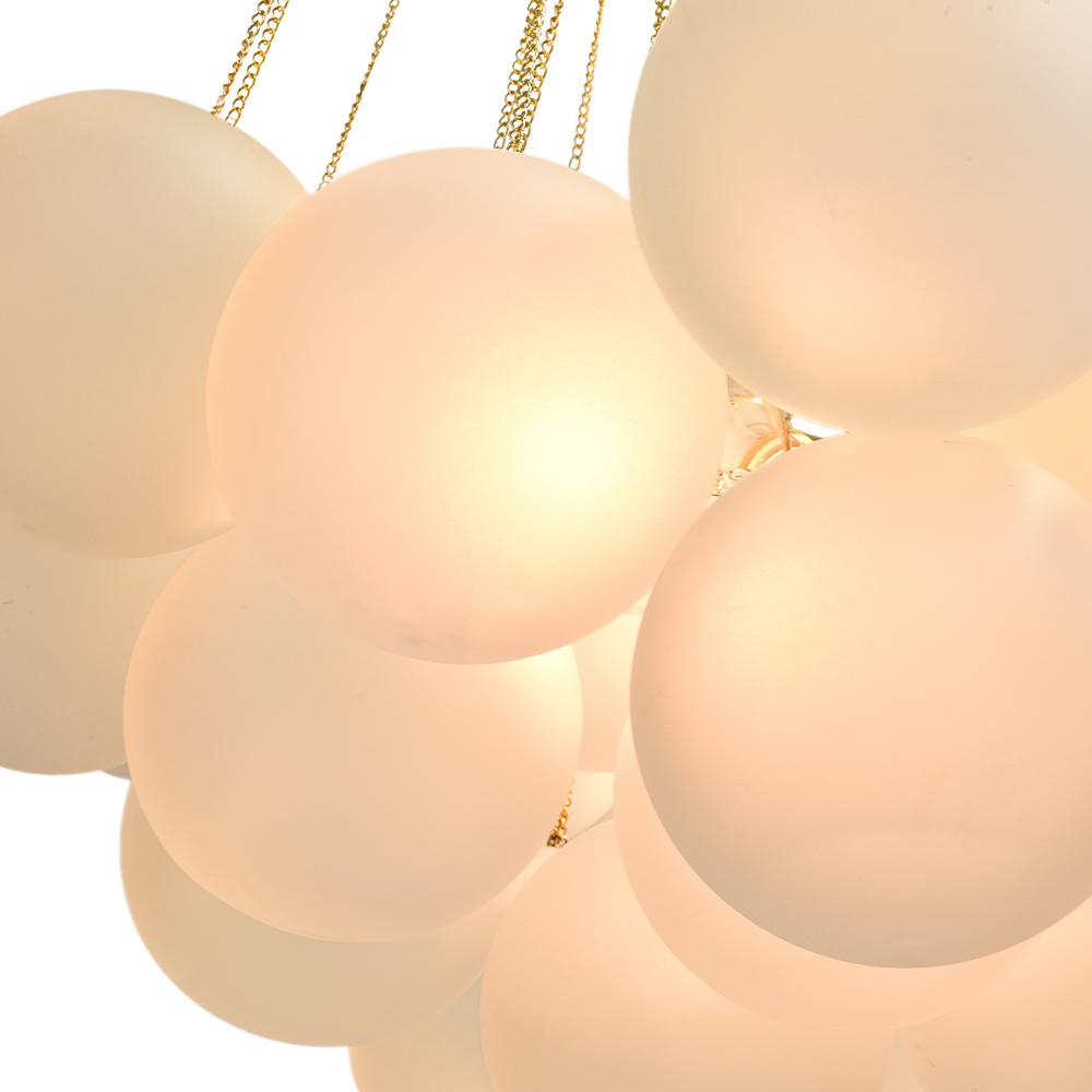 Modern Hanging Glass Bubble Chandelier