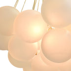 Modern Hanging Glass Bubble Chandelier