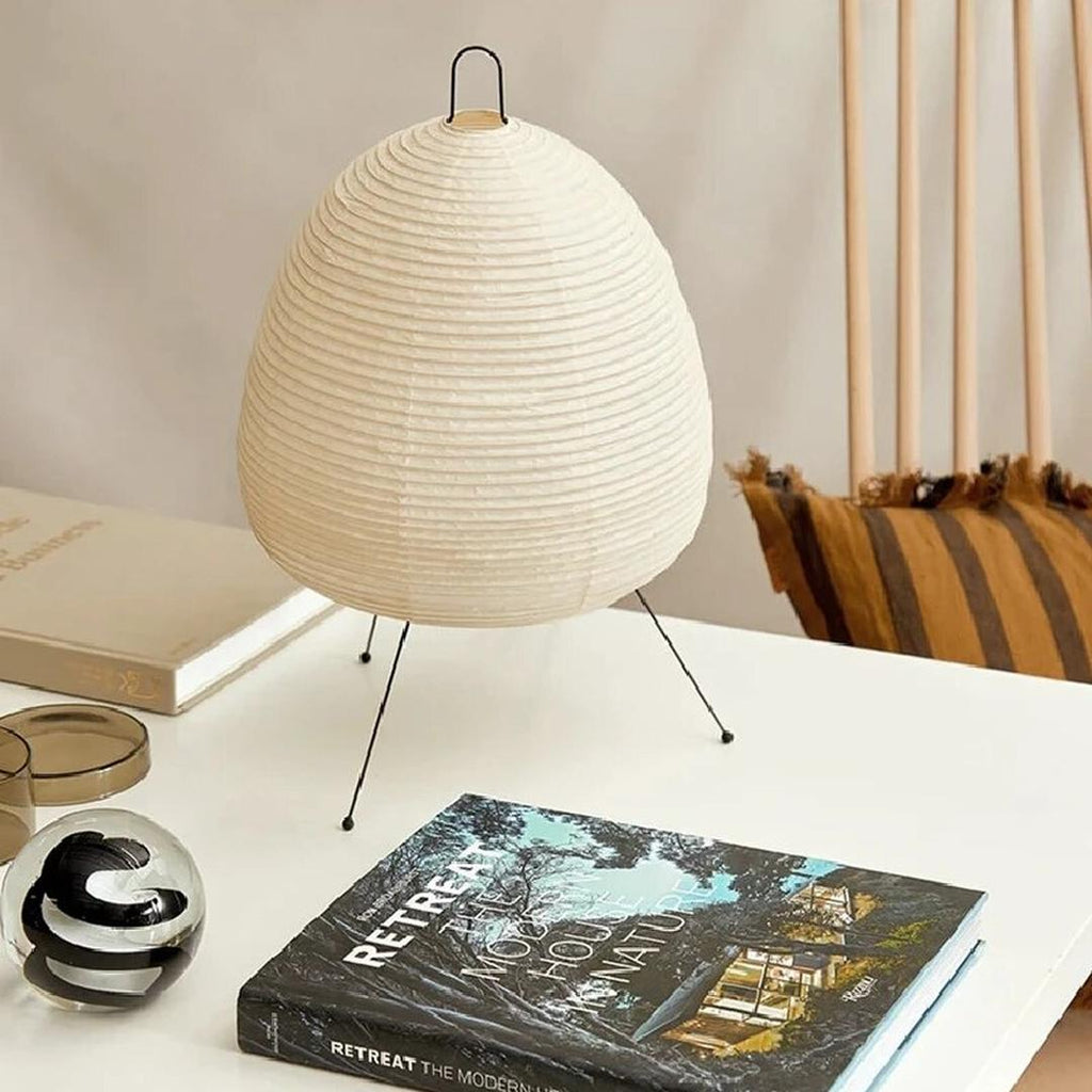 Japanese Rice Paper Lamp | Three-Legged Design