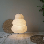 Wabi-Sabi Rice Paper Floor Lamp | Artistic Design