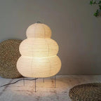 Wabi-Sabi Rice Paper Floor Lamp | Artistic Design