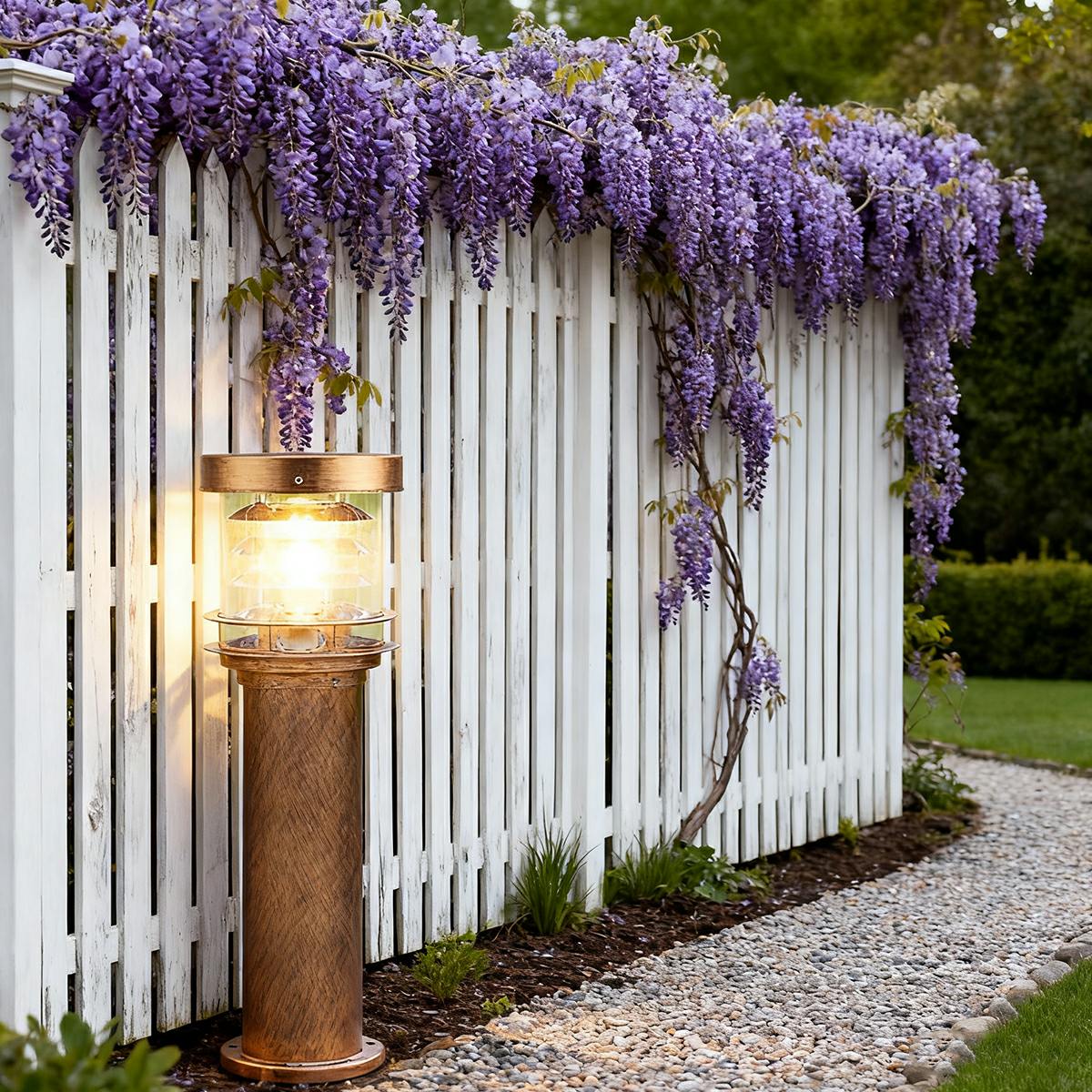 Iluminación de Paisaje Exterior LED en Cilindro Escalonado Impermeable