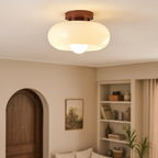 Bauhaus Ceiling Lamp Cream Color | Elegant French Style