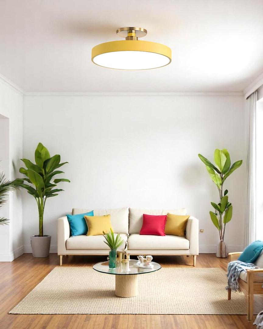 Lámpara de Techo Semiatinada | Diseño Moderno